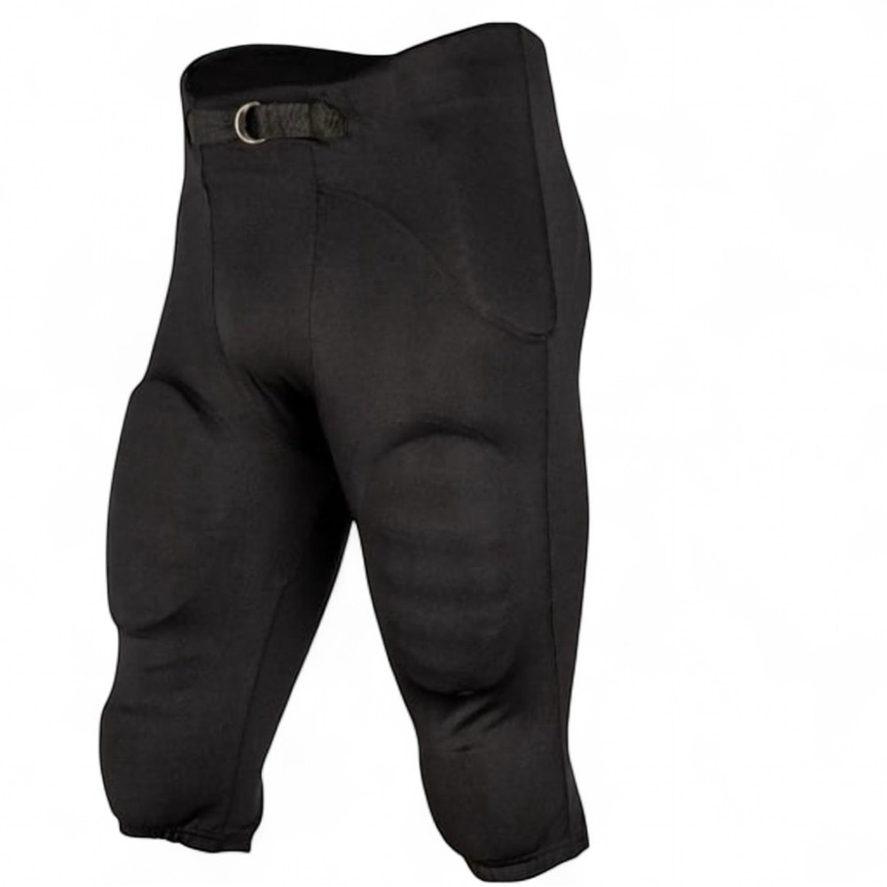 Champro YOUTH BOYS' Football Practice Pants with Integrated Pads Black XL